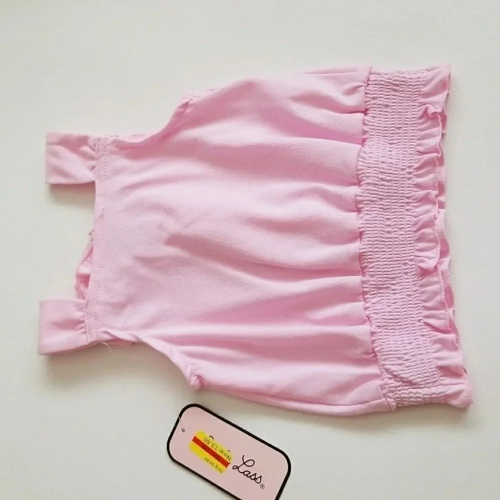 Little Lass Girls Lace Ruffle Top Shirt 18 Mos